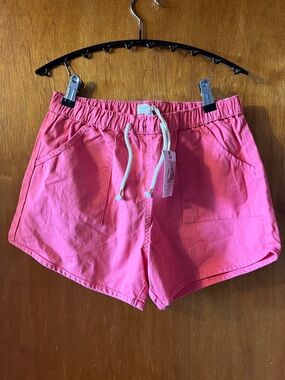Jessica Simpson Hot Pink Cotton Drawstring Girls' Shorts XL (14/16)
